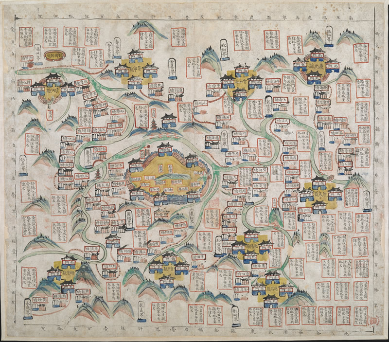 1810年《处州府属全境塘汛舆图》插图