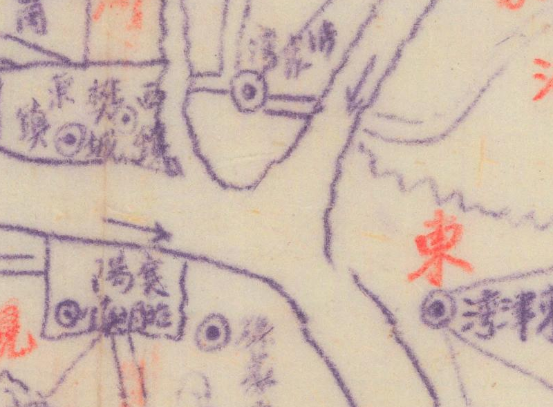 1941年前后《湖北省襄阳县区乡镇略图》插图1