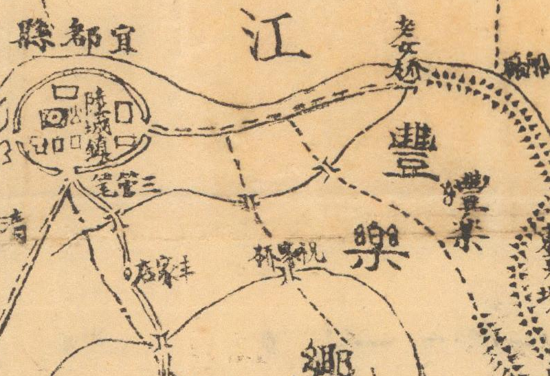 1940年湖北《宜都县全图》插图1