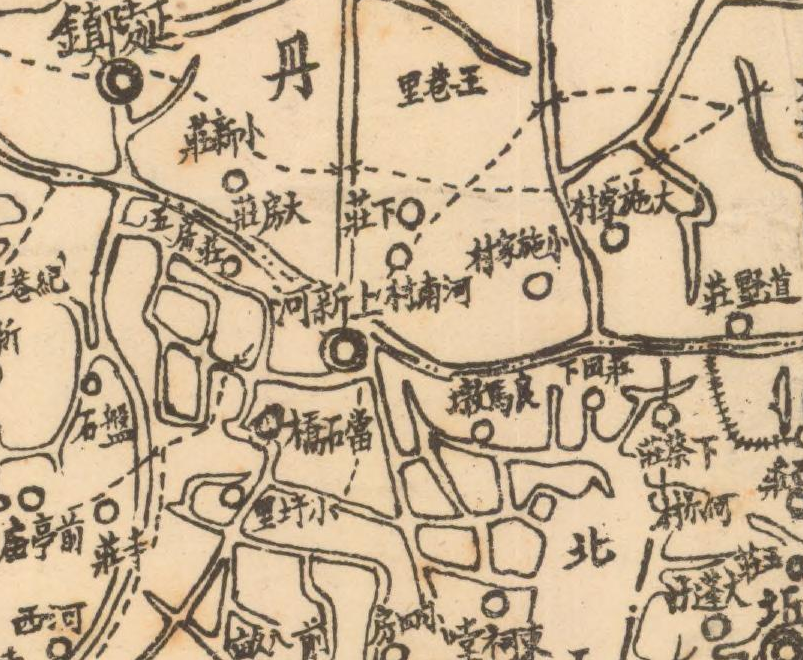 1943年江苏《金坛县全境形势图》插图1