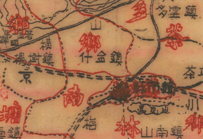 1941年湖北《黄梅县全图》插图1