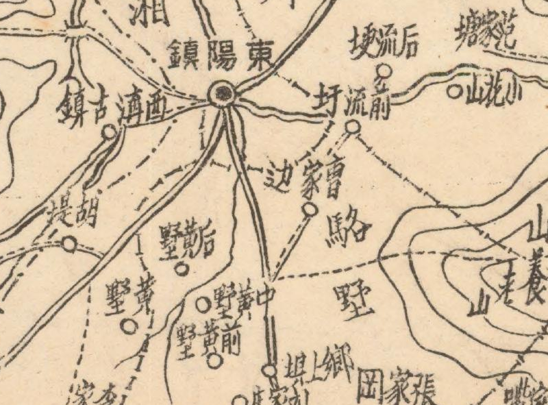 1943年江苏《句容县全境图》插图1