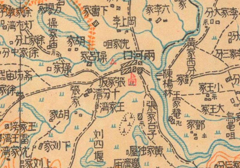 1946年湖北《应城县明细地图》插图2