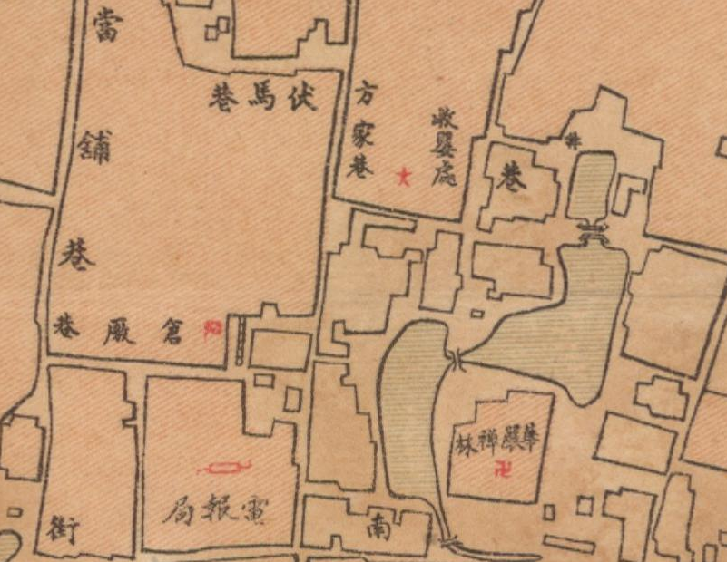 1921年江苏《涟水县城厢图》插图2