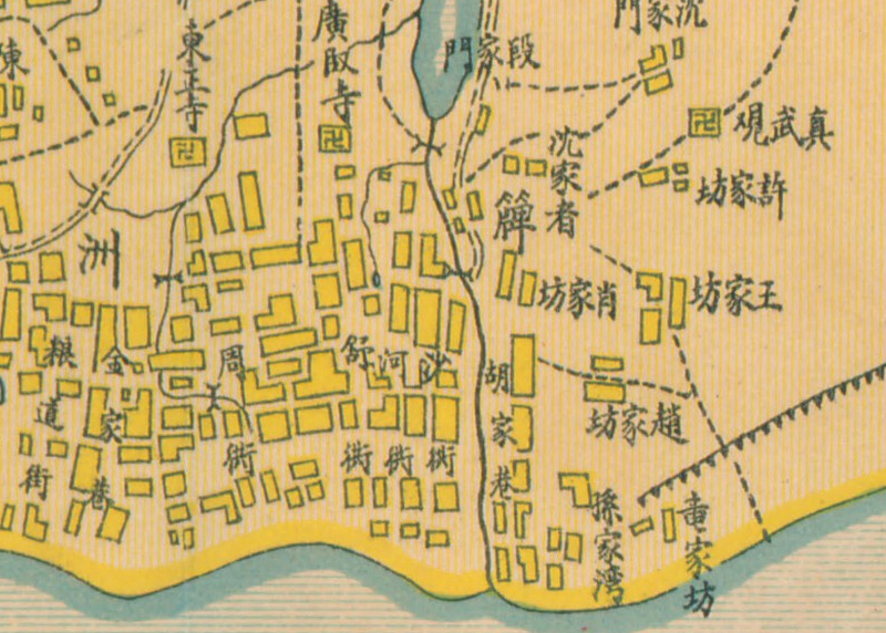 民国时期湖北《嘉鱼县详图》插图3
