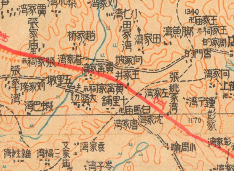1946年湖北《应城县明细地图》插图3