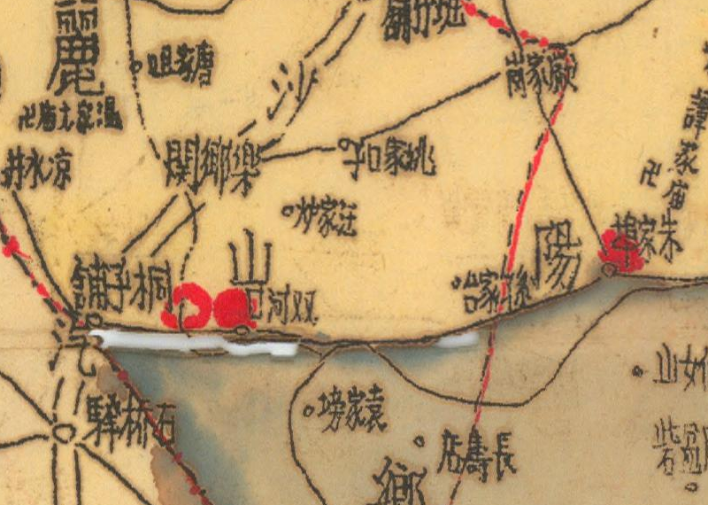 1941年《湖北省钟祥县实行新县制改划乡镇区域略图》插图3