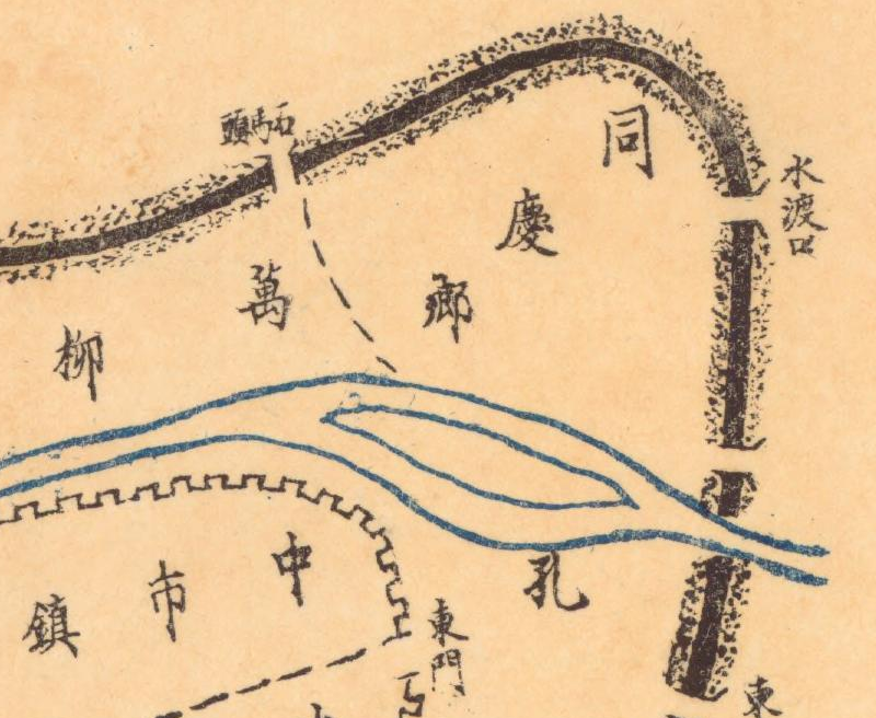 民国时期《淮阴县图》插图3