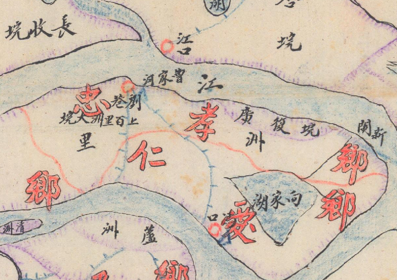1941年湖北《枝江县图》插图1