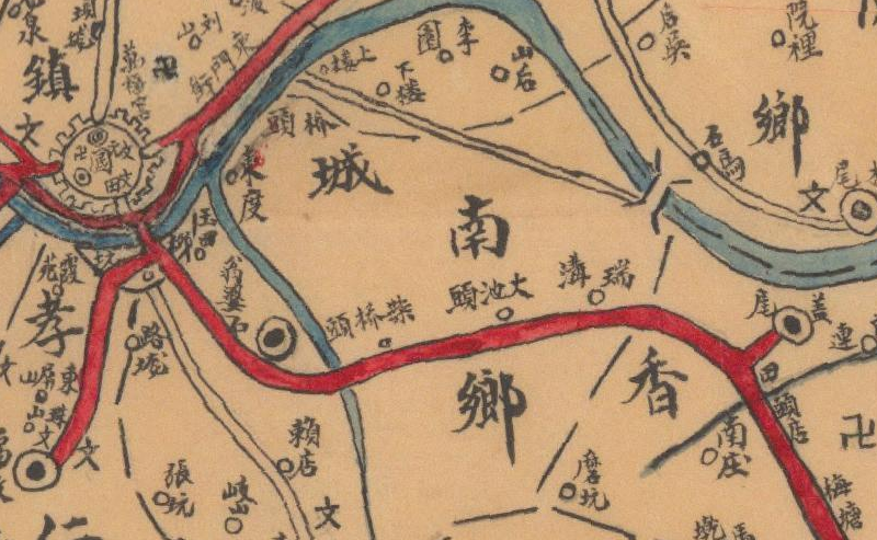 1944年《福建省仙游县图》插图1