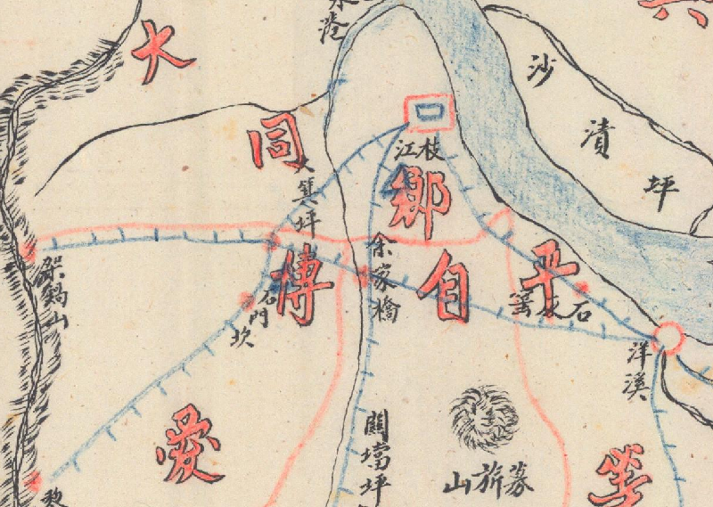 1941年湖北《枝江县图》插图2