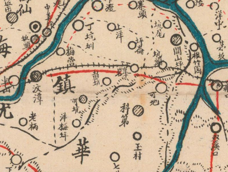1945年《福建省尤溪县图》插图2
