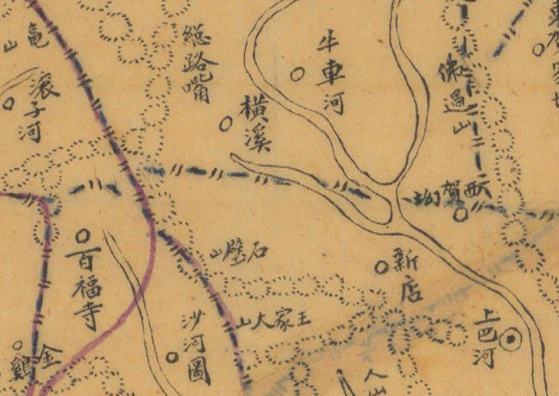 1941年《黄冈县施行新制划分乡镇图》插图2