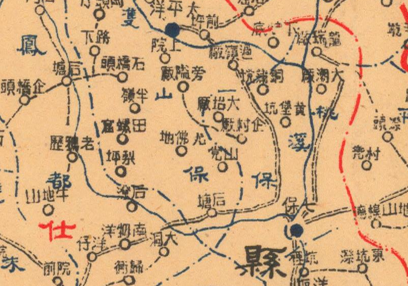 1947年《福建省古田县全图》插图2