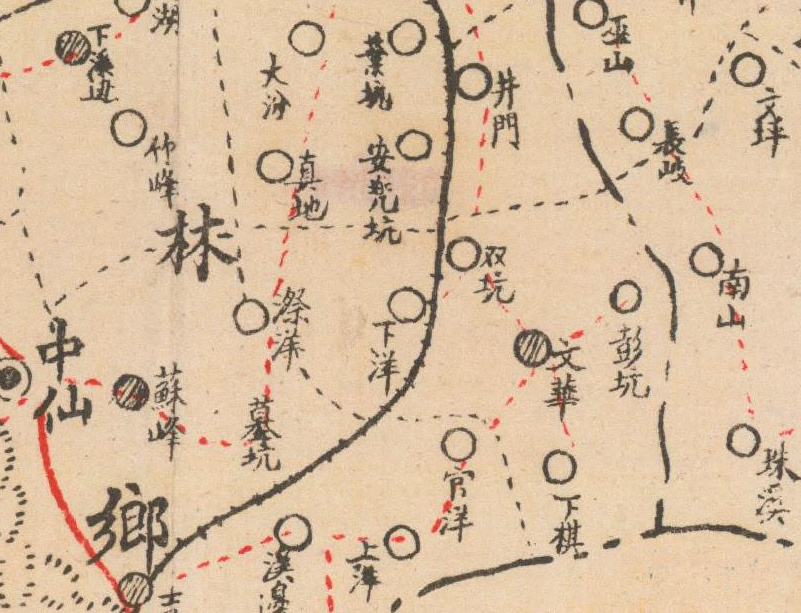 1945年《福建省尤溪县图》插图3